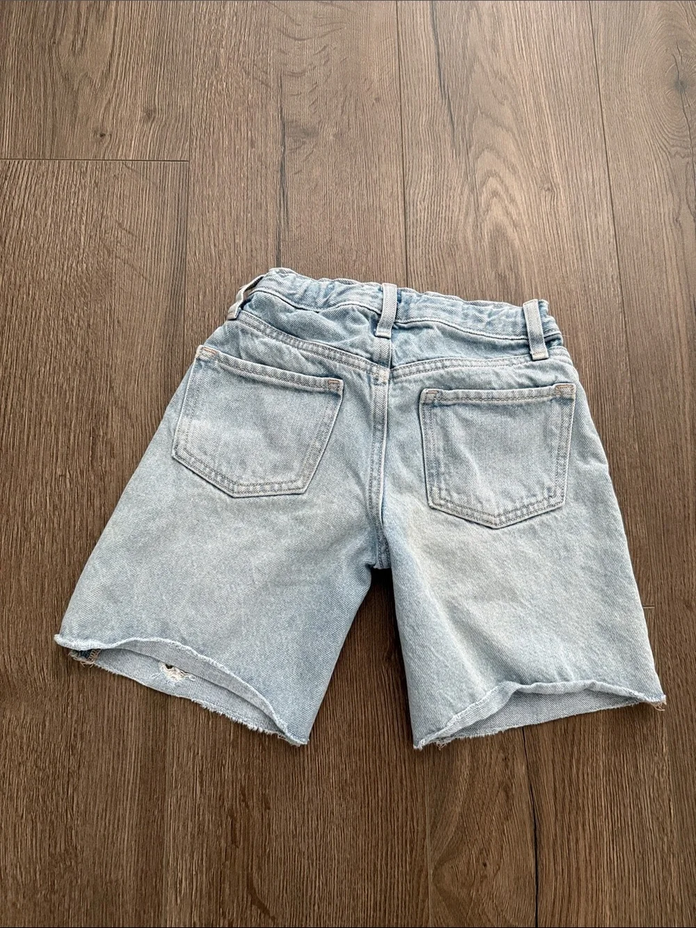 Old Navy Light Blue Distressed Denim Shorts